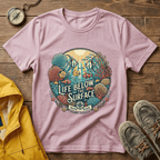 Life Below Surface T-Shirt — Retro Underwater Ocean Scene