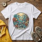 Life Below Surface T-Shirt — Retro Underwater Ocean Scene