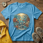 Life Below Surface T-Shirt — Retro Underwater Ocean Scene