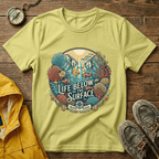 Life Below Surface T-Shirt — Retro Underwater Ocean Scene
