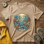 Life Below Surface T-Shirt — Retro Underwater Ocean Scene