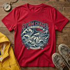 Storm Chaser T-Shirt — 'Born for Rough Water' Nautical Adventure Tee