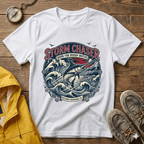 Storm Chaser T-Shirt — 'Born for Rough Water' Nautical Adventure Tee