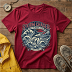 Storm Chaser T-Shirt — 'Born for Rough Water' Nautical Adventure Tee