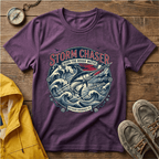 Storm Chaser T-Shirt — 'Born for Rough Water' Nautical Adventure Tee