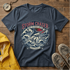 Storm Chaser T-Shirt — 'Born for Rough Water' Nautical Adventure Tee