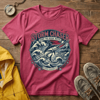 Storm Chaser T-Shirt — 'Born for Rough Water' Nautical Adventure Tee