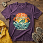 Salt Air & Open Water Surf T-Shirt — Vintage Ocean Waves Tee