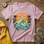 Salt Air & Open Water Surf T-Shirt — Vintage Ocean Waves Tee