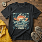 Wild By Nature Shark T-Shirt — "Ocean By Choice" Vintage Surf Graphic