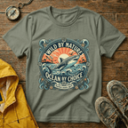 Wild By Nature Shark T-Shirt — "Ocean By Choice" Vintage Surf Graphic