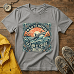 Wild By Nature Shark T-Shirt — "Ocean By Choice" Vintage Surf Graphic