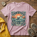 Wild By Nature Shark T-Shirt — "Ocean By Choice" Vintage Surf Graphic