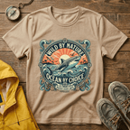 Wild By Nature Shark T-Shirt — "Ocean By Choice" Vintage Surf Graphic
