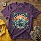 Wild By Nature Shark T-Shirt — "Ocean By Choice" Vintage Surf Graphic
