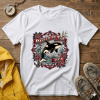 Raised By The Sea T-Shirt — Orca Whale Tattoo-Style Graphic Tee