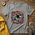 Raised By The Sea T-Shirt — Orca Whale Tattoo-Style Graphic Tee