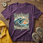 Where The Wild Water Calls T-Shirt — Coastal Adventure Whale Graphic Tee