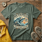 Where The Wild Water Calls T-Shirt — Coastal Adventure Whale Graphic Tee