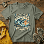 Where The Wild Water Calls T-Shirt — Coastal Adventure Whale Graphic Tee