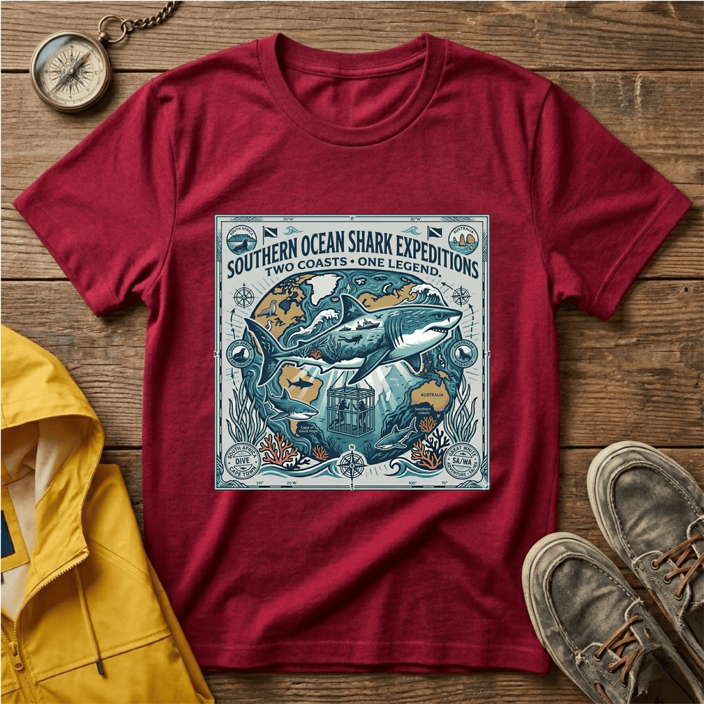 Shark Expedition T-Shirt — Southern Ocean Shark Expeditions Graphic Tee