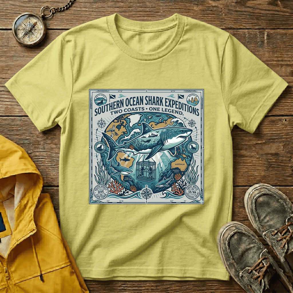Shark Expedition T-Shirt — Southern Ocean Shark Expeditions Graphic Tee