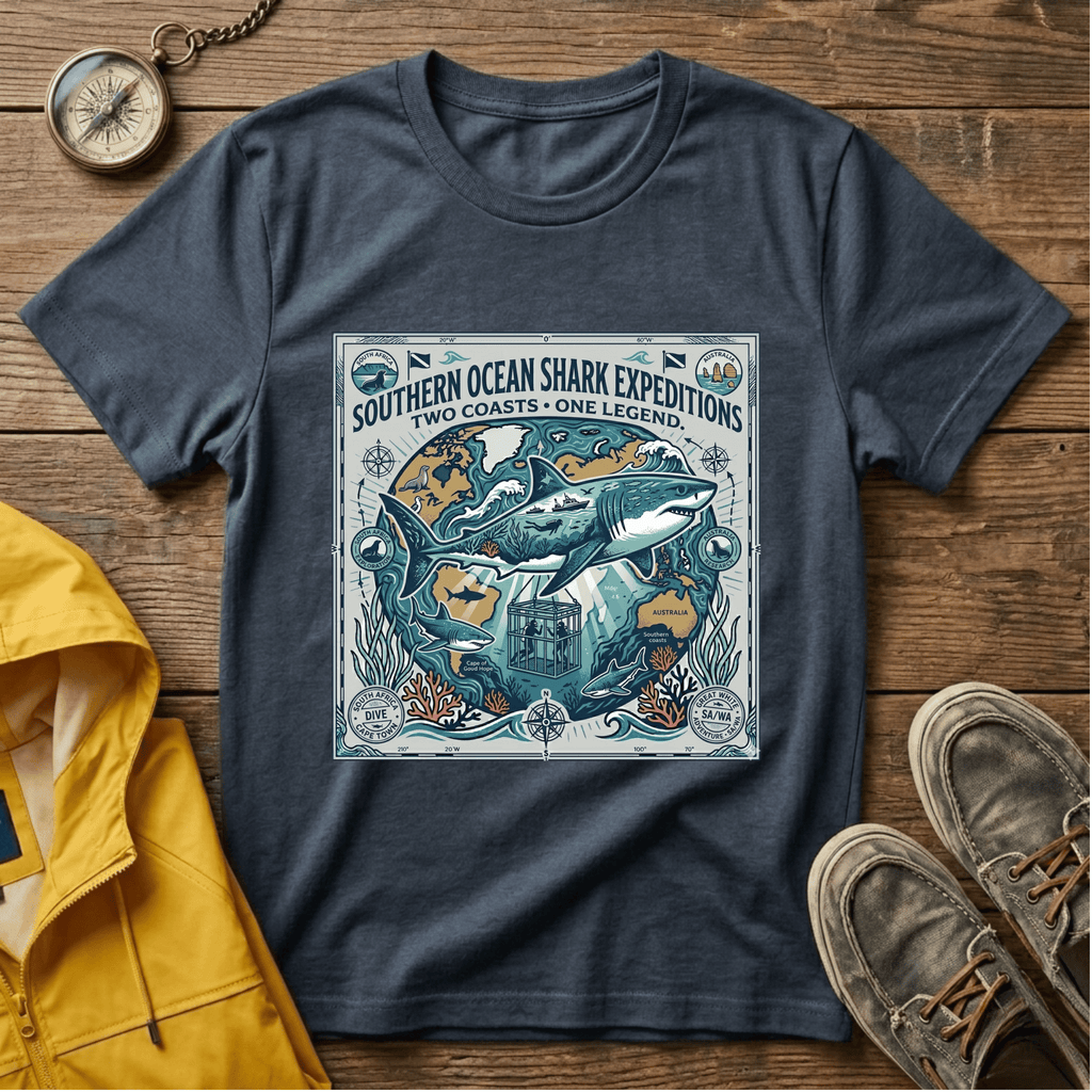 Shark Expedition T-Shirt — Southern Ocean Shark Expeditions Graphic Tee