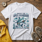 Protect the Apex Guardian Shark T-Shirt — Marine Conservation Graphic Tee