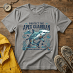 Protect the Apex Guardian Shark T-Shirt — Marine Conservation Graphic Tee