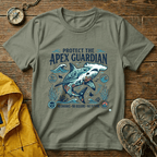 Protect the Apex Guardian Shark T-Shirt — Marine Conservation Graphic Tee
