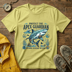 Apex Guardian Great White Shark T-Shirt — Protect the Ocean Marine Conservation Tee