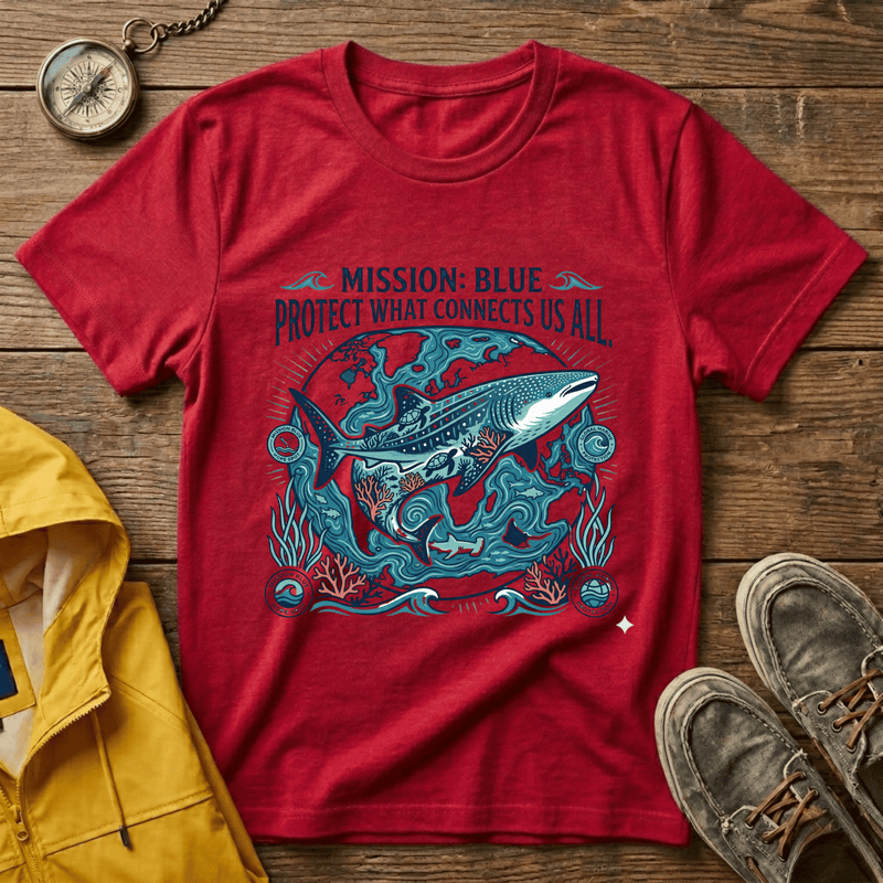 Mission Blue — Protect What Connects Us Tee