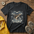 American Tide Eagle T‑Shirt — Vintage Nautical Patriotic Graphic