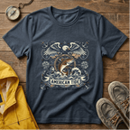 American Tide Eagle T‑Shirt — Vintage Nautical Patriotic Graphic