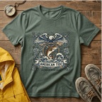 American Tide Eagle T‑Shirt — Vintage Nautical Patriotic Graphic