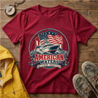 Boat T-Shirt — "American Waters" Patriotic Fishing & Boating Tee