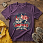 Boat T-Shirt — "American Waters" Patriotic Fishing & Boating Tee