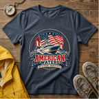 Boat T-Shirt — "American Waters" Patriotic Fishing & Boating Tee