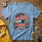 Boat T-Shirt — "American Waters" Patriotic Fishing & Boating Tee