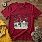 Born to Fish Free T-Shirt — Patriotic Saltwater Fishing Tee