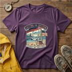 Casting for Freedom T-Shirt — Vintage Surf & Fishing Beach Tee