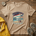 Casting for Freedom T-Shirt — Vintage Surf & Fishing Beach Tee