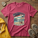 Casting for Freedom T-Shirt — Vintage Surf & Fishing Beach Tee