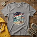 Casting for Freedom T-Shirt — Vintage Surf & Fishing Beach Tee