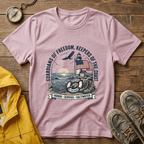 Coast Guard T-Shirt — "Guardians of Freedom, Keepers of the Coast" Vintage Lighthouse Tee