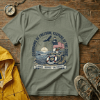 Coast Guard T-Shirt — "Guardians of Freedom, Keepers of the Coast" Vintage Lighthouse Tee