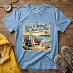 Home Is Where the Tide Meets the Trail Vintage Coastal T-Shirt