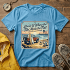 Home Is Where the Tide Meets the Trail Vintage Coastal T-Shirt