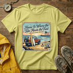 Home Is Where the Tide Meets the Trail Vintage Coastal T-Shirt