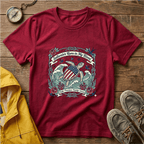 Saltwater Runs in My Blood Tee — Patriotic Sea Turtle Graphic T-Shirt